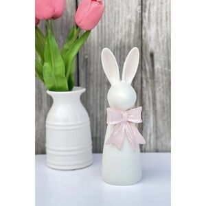 Bunny with Bow Figurine,  9 In New